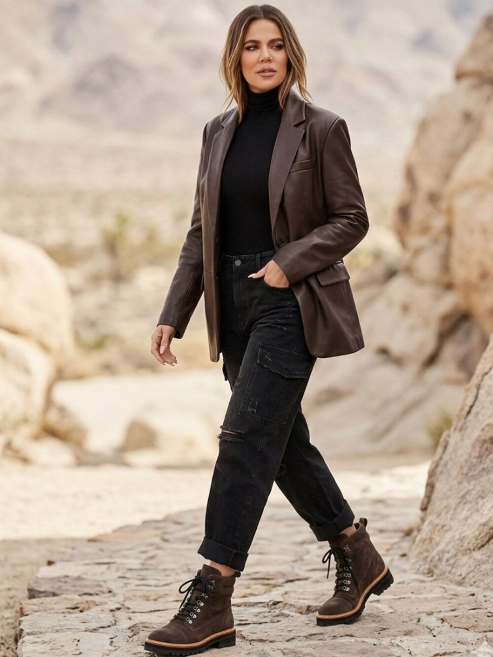 Mark Fisher Suede Combat Boots